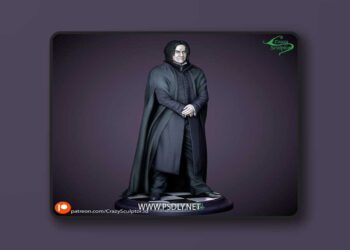 Crazy Sculptor – Severus Snape – 3D Print Model STL