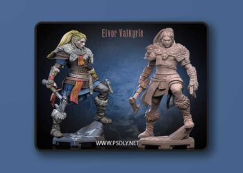 Dragun Studios – Eivor Valkyrie – 3D Print Model STL