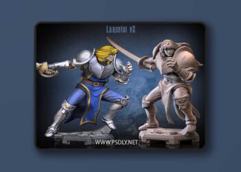 Dragun Studios – Lancelot v2 – 3D Print Model STL