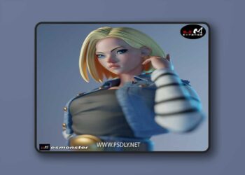 E.S Monster – Android 18 – Dragon Ball Z – 3D Print Model