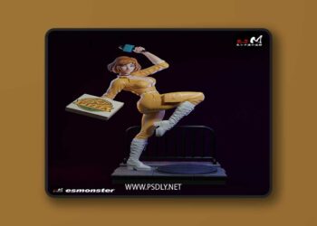E.S Monster – April ONeil – 3D Print Model