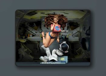 Exclusive – Astronaut Girl – 3D Print Model STL