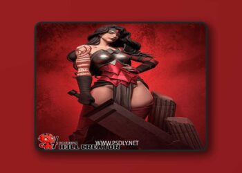 H3LL Creator – Absolute Wonder Woman – 3D Print Model STL