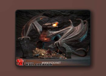 H3LL Creator – Smaug – 3D Print Model STL