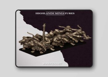Highlands Miniatures – Hobgoblin Archers – 3D Print Model