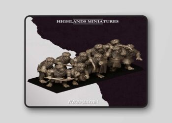 Highlands Miniatures – Hobgoblin Backstabbers – 3D Print Model