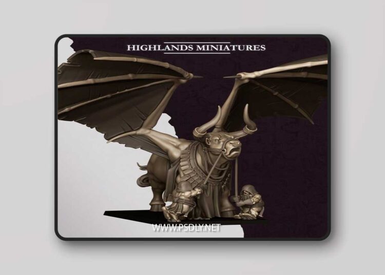 Highlands Miniatures – Marduk Bull – 3D Print Model 1 Highlands Miniatures – Marduk Bull – 3D Print Model