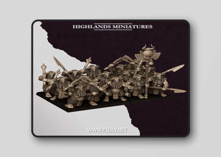 Highlands Miniatures – Marduk Cultists – 3D Print Model 1 Highlands Miniatures – Marduk Cultists – 3D Print Model