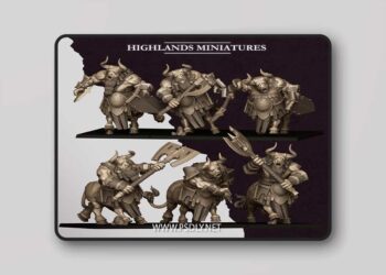 Highlands Miniatures – Marduk Minotaurs – 3D Print Model