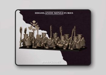 Highlands Miniatures – Sons of Marduk Heavy Guard – 3D Print Model
