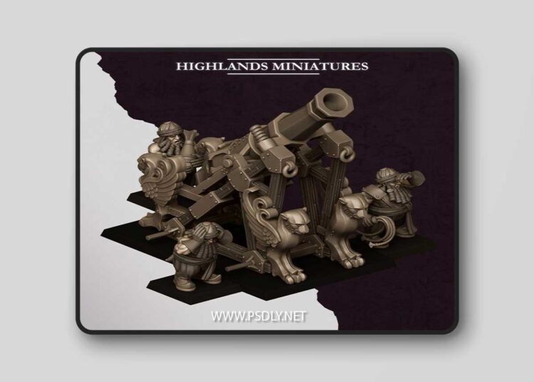 Highlands Miniatures – Sons of Marduk Mortar and Rocket – 3D Print Model 1 Highlands Miniatures – Sons of Marduk Mortar and Rocket – 3D Print Model