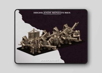 Highlands Miniatures – Sons of Marduk Shooters – 3D Print Model