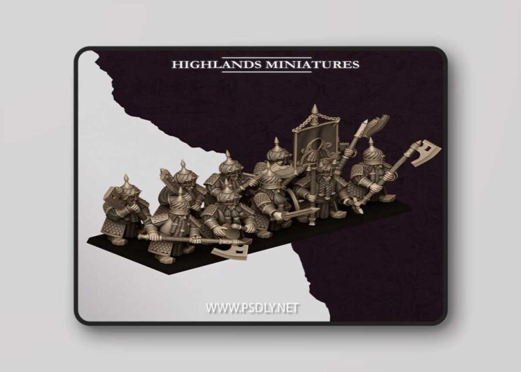 Highlands Miniatures – Sons of Marduk Warriors – 3D Print Model 1 Highlands Miniatures – Sons of Marduk Warriors – 3D Print Model