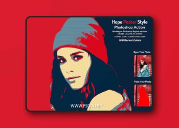 Hope Poster Style Photoshop Action 5822816
