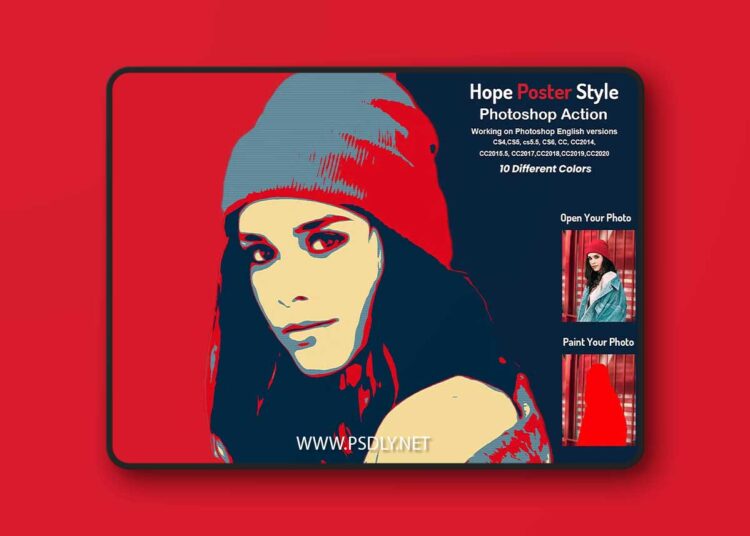 Hope Poster Style Photoshop Action 5822816 1 Hope Poster Style Photoshop Action 5822816