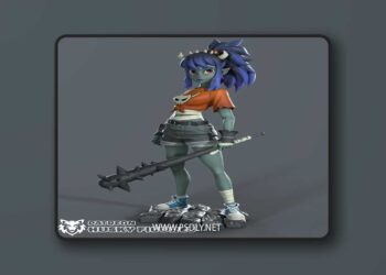 Husky figures – Goblin Girl – 3D Print Model STL
