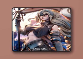 Hybris 3D Studios – Jeanne DArc – Granblue Fantasy – 3D Print Model