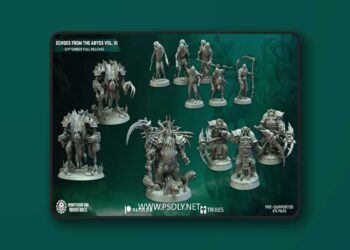 Immaterium God Miniatures – Echoes from the Abyss Vol. III – 3D Print Model