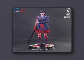 KR3D Studio – Hinako Shimizu – Silent Hill F – 3D Print Model STL