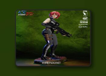 KR3D Studio – Regina – Dino Crisis 2 – 3D Print Model STL
