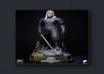 KcStudio – The Witcher – Netflix series fanart – 3D Print Model STL