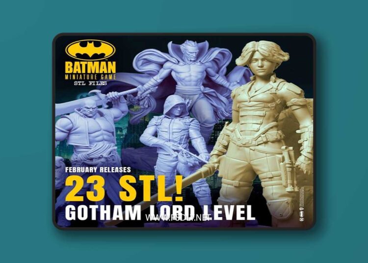 Knight Models – Batman Miniatures Game – Gotham Lord February 2026 – 3D Print Model STL 1 Knight Models – Batman Miniatures Game – Gotham Lord February 2026 – 3D Print Model STL