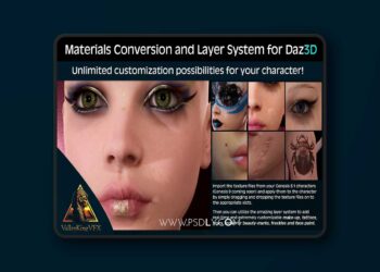 Materials Conversion and Layer System for Daz3D Imports (5.2+)