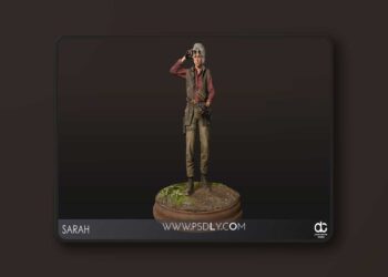 Mechanic Character Sarah - Survival Survivor Action Shooter Adventure Woman Girl (5.0 – 5.7)