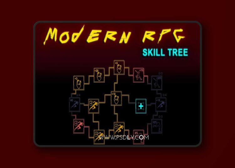 Modern RPG Skill Tree (4.26 – 4.27 and 5.0 – 5.7) for Unreal Engine 1 Modern RPG Skill Tree (4.26 – 4.27 and 5.0 – 5.7)