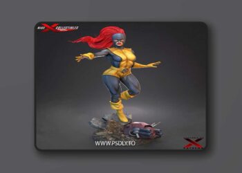 Nice X Collectibles – Jean Grey classic – 90s variant – 3D Print Model STL