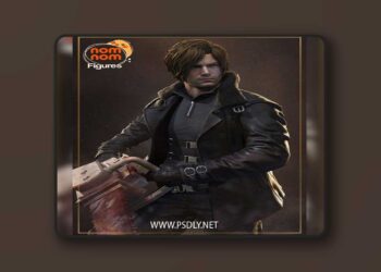 Nomnom Figures – Leon S. Kennedy – Resident Evil – 3D Print Model STL