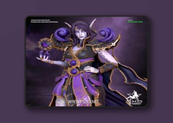 OXO3D – Xalatath Harbinger of the Void – World of Warcraft – 3D Print Model