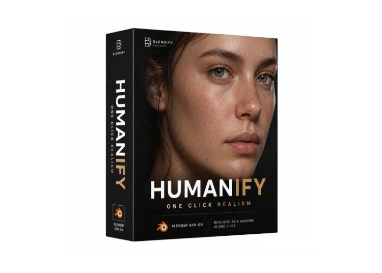 One Click Skin Shader - Humanify v3.0 for Blender 1 One Click Skin Shader Humanify v3.0 for Blender