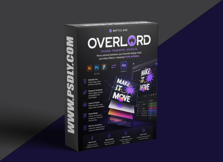 Overlord v2.7.3 for After Effects, Photoshop & Illustrator 1 Overlord v2.7.3 for After Effects Photoshop Illustrator