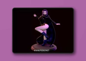 Raven Figure 3D print Model