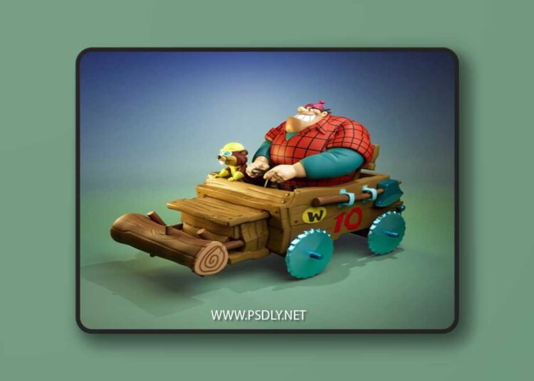 Rufus Ruffcut and Sawtooth – The Buzzwagon – 3D Print Model STL 1 Rufus Ruffcut and Sawtooth – The Buzzwagon – 3D Print Model STL