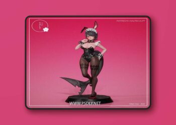 SaltSculpt – Ellen Joe Bunny – ZZZ – 3D Print Model STL