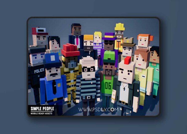 Simple People (4.25 - 4.27, 5.0 - 5.7) for Unreal Engine 1 Simple People (4.25 - 4.27, 5.0 - 5.7)