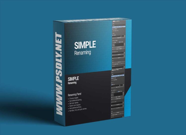 Simple Renaming v2.1.6 for Blender 1 Simple Renaming v2.1.6