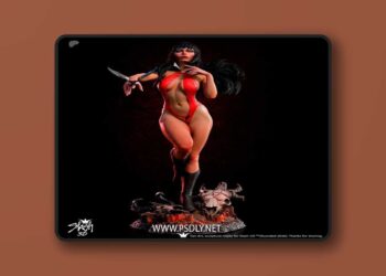 Slash Collectibles – Vampirella – 3D Print Model STL