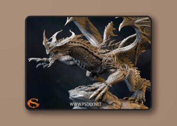 SolGood Creations – Archoclonius Dragon – 3D Print Model