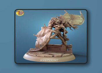 SolGood Creations – Orpho the Giant Vampire Bat – 3D Print Model