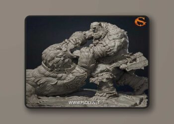 SolGood Creations – Trolls and Goblins vs Bears – 3D Print Model