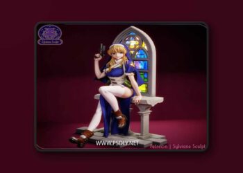 Sylviana Sculpt – Rosette – Chrono Crusade – 3D Print Model STL