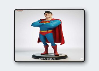 Tanuki Figures – Classic Superman – 3D Print Model STL