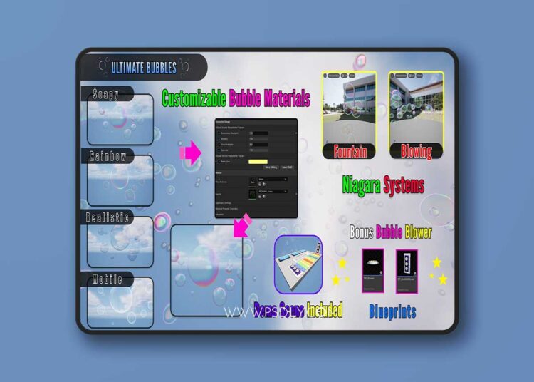 Ultimate Bubbles (4.27 and 5.0 – 5.7) for Unreal Engine 1 Ultimate Bubbles (4.27 and 5.0 – 5.7)