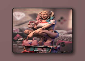 VX Labs – Harley Quinn Pink Dreams – DC Comics – 3D Print Model