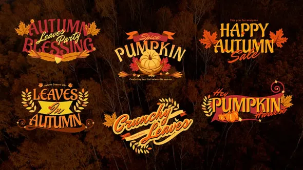 Videohive - Autumn Titles - 63208154 1 Videohive Autumn Titles 63208154
