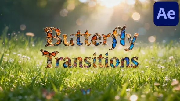 Videohive - Butterfly Transitions for After Effects - 63103448 1 Videohive Butterfly Transitions for After Effects 63103448