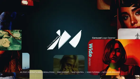 Videohive - Carusel Logo Opener | Wide - 63156553 1 Videohive Carusel Logo Opener Wide 63156553